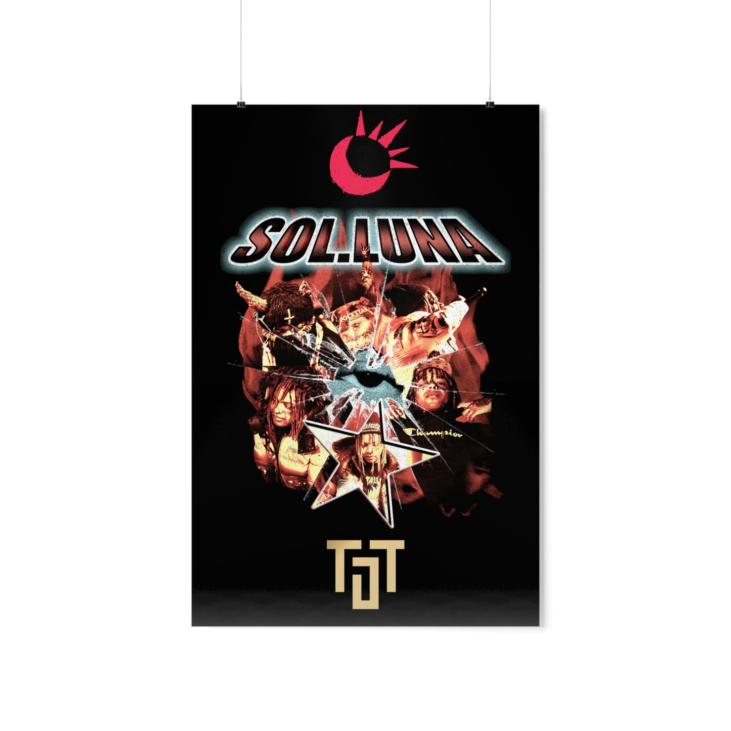Sol.Luna Collage Poster