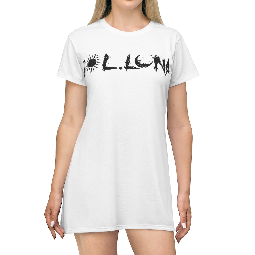 All Over Print T-Shirt Dress