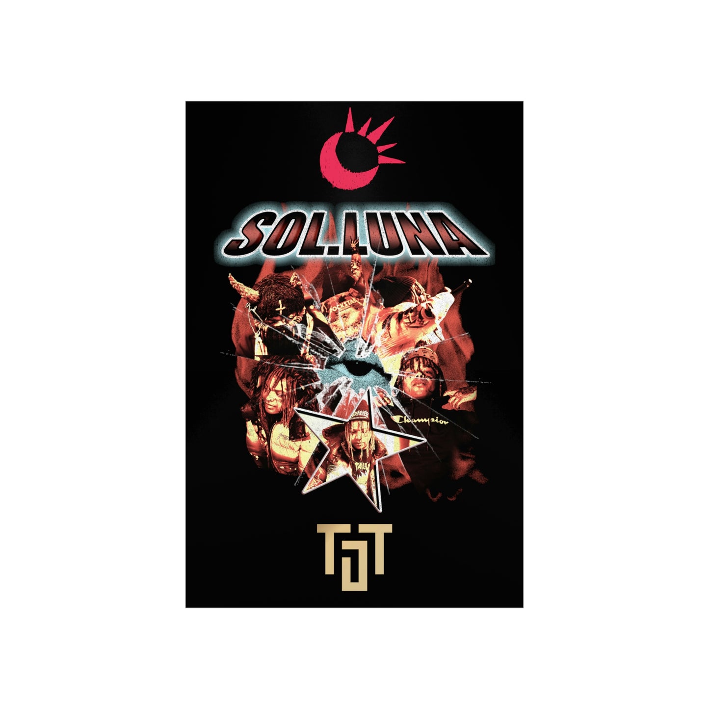 Sol.Luna Collage Poster