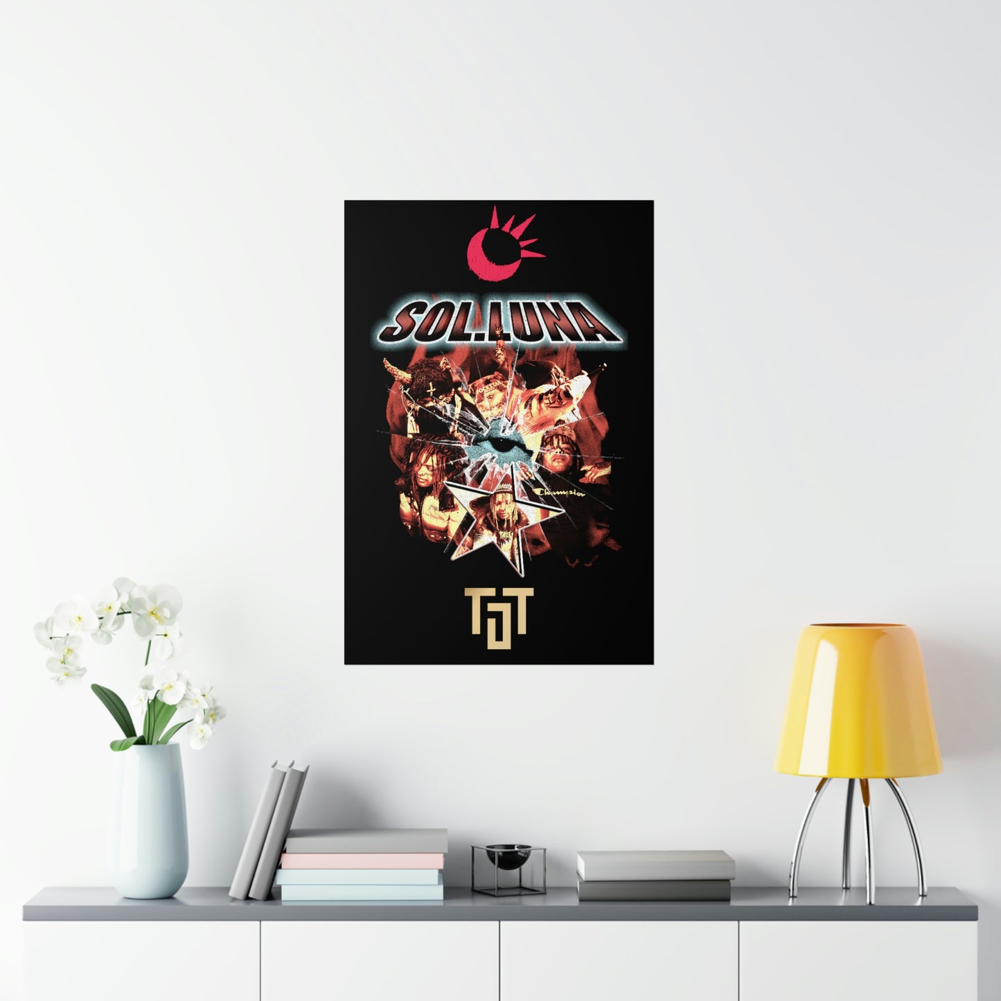 Sol.Luna Collage Poster