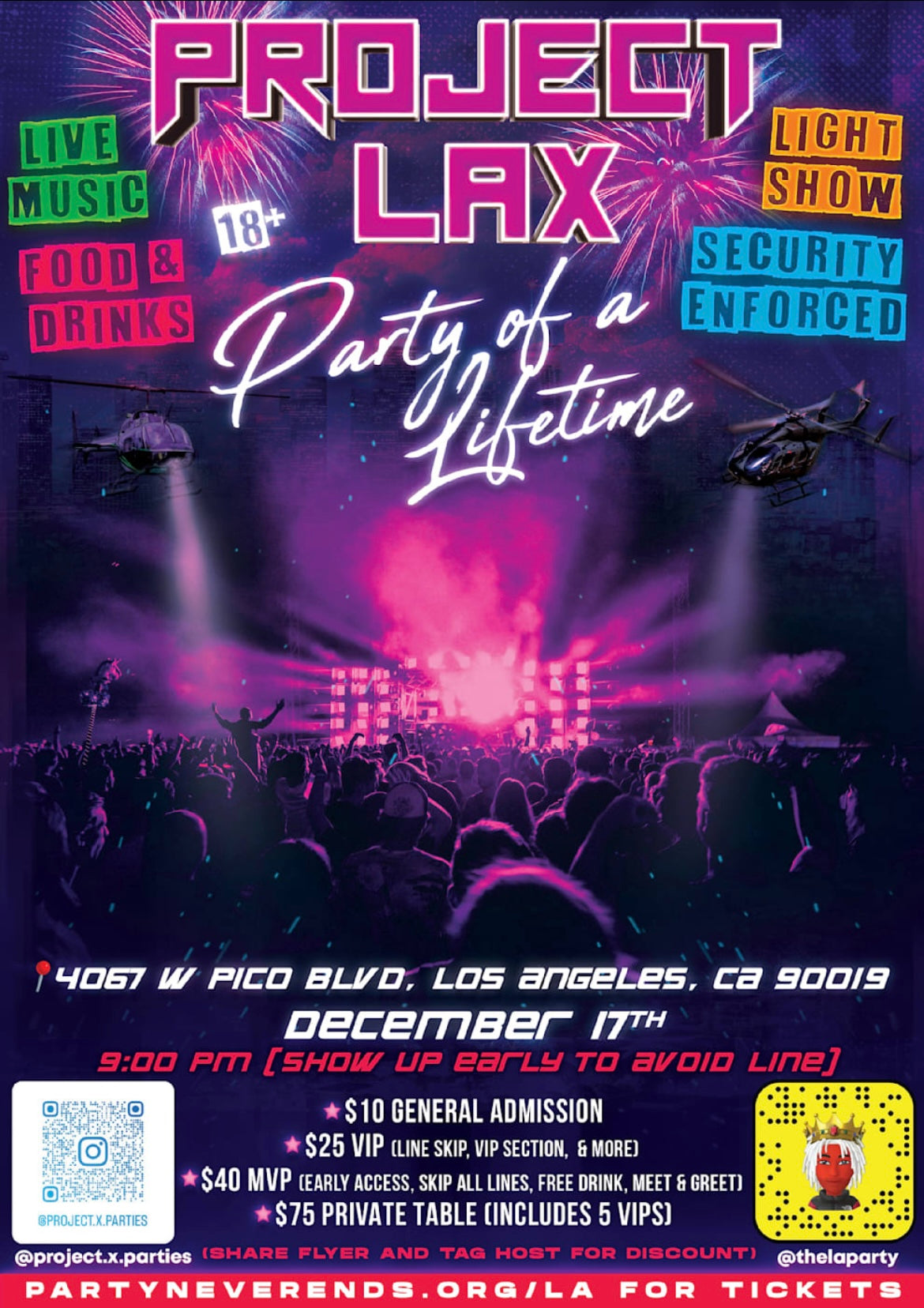 Project LAX VIP