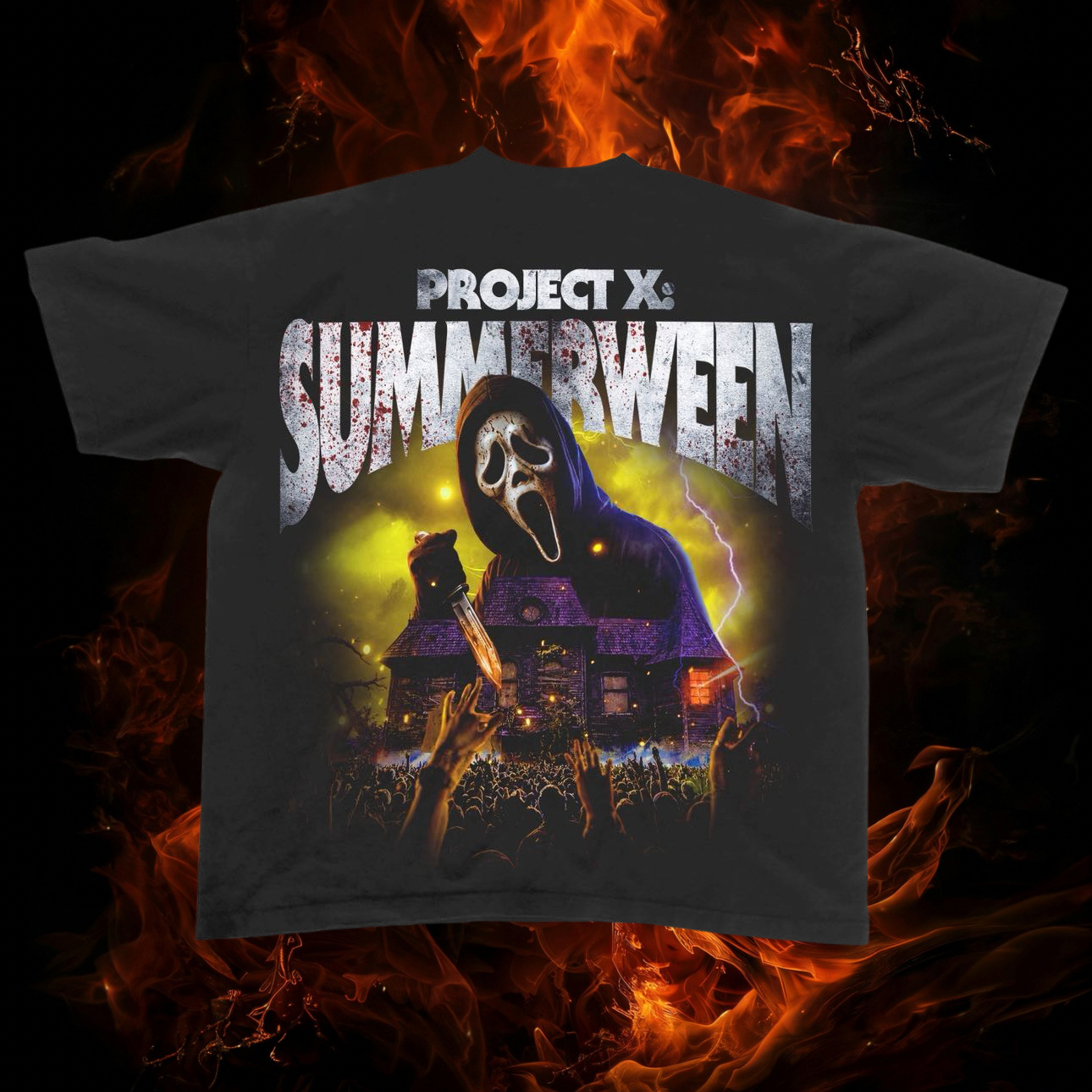 Summerween Horror Tee — "Project X: Summerween" Graphic T-Shirt