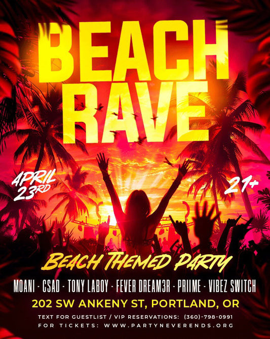 Beach Rave: VIP Access