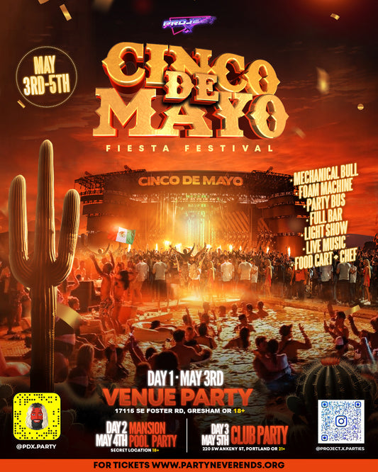 Cinco De Mayo Day 1 (Private Table Package)