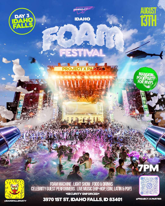 Idaho Falls Foam Festival (Private Tables)