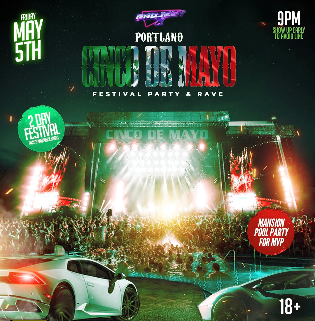 Portland: Cinco De Mayo Festival (2 day pass VIP)