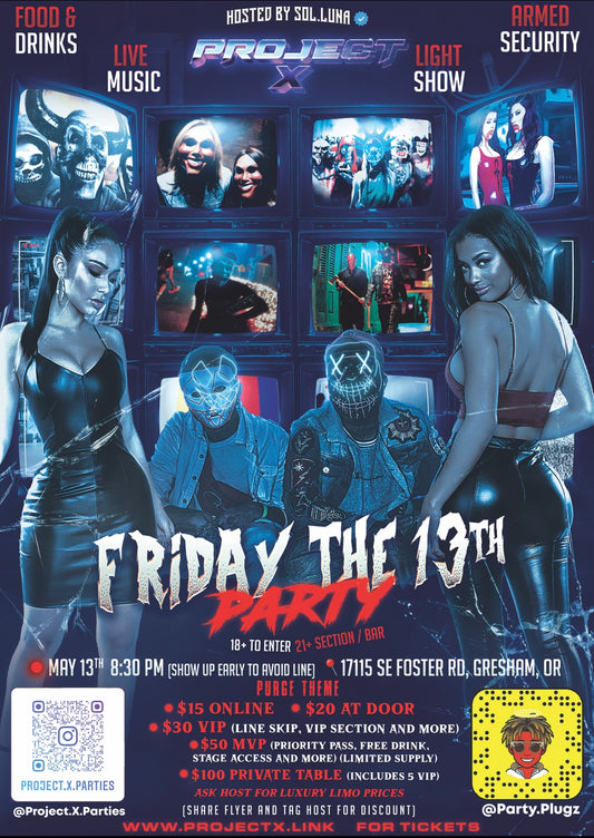 Friday The 13th Party General Admission