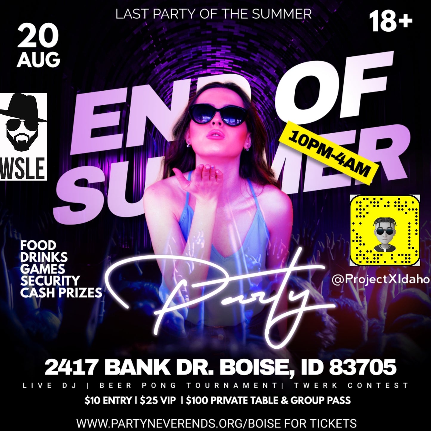 End Of Summer Party VIP