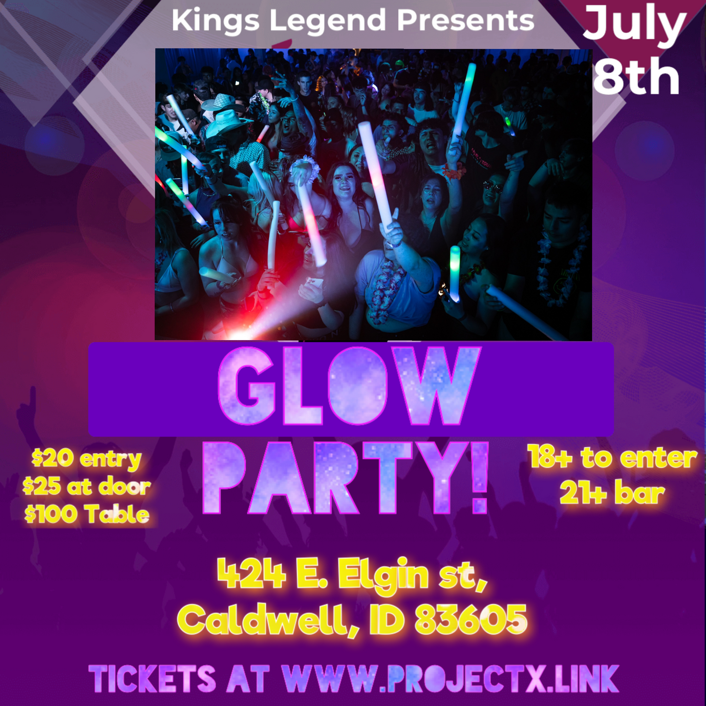 Idaho Glow Party General Admission